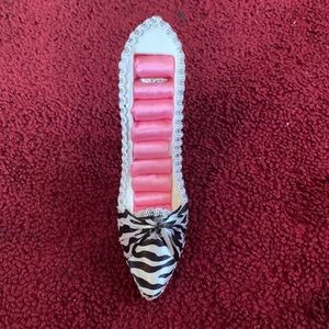 high heel ring holder